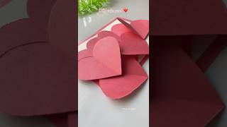 DIY Pop-Up Heart Card ♥️✨ #aestheticdiy #diycrafts #forhim #easycardideas #shorts