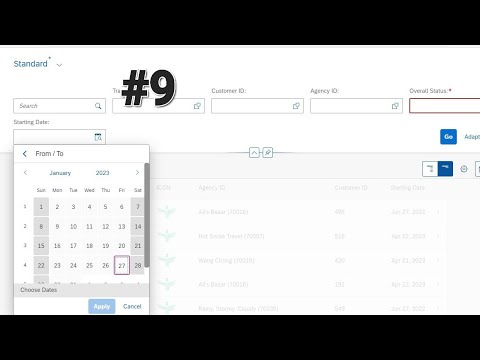 Create Date Range|Mandatory Field|Fuzzy Search Input field using CDS RAP ABAP Fiori List Report.
