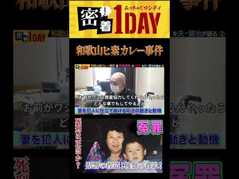 和歌山毒カレー事件から24年！林眞須美死刑囚の夫・健治氏が冤罪を語る②#shorts 23年目の逮捕日に語った当時の県警・検察の捏造・脅迫。冤罪はもはや自明の理。法務大臣の再審の開始決定を願う