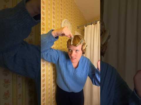Trying finger waves with 1920s vintage clips! #treasurehouse