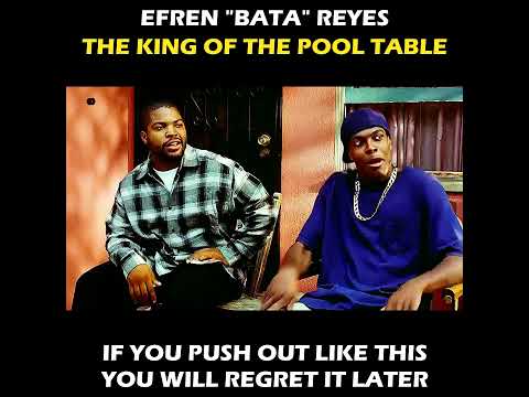 Don't PUSH OUT like this Against EFREN REYES, regret is at the end.