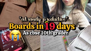 How am I studying for boards ? as a CBSE 10th grader ✨ | productive study vlog | how to stay calm??