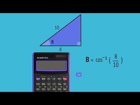 Trig Ratios (calculate missing angle)