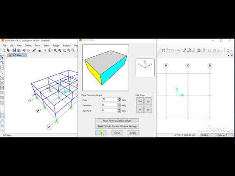 Introduction to SAP2000 v 21 for Beginners # 1