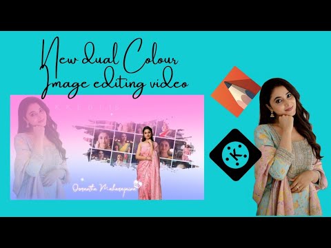 New dual colour image editing video 2022 in Telugu #kkedits #kinemaster #skechbook #youtube #public