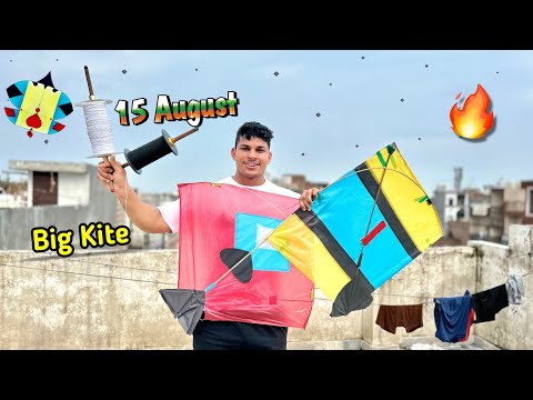 😎Flying Big Kites On 15 August 2024 | Kite Cutting | Ankit Kite Fighting