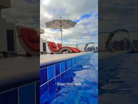 Ginger Hotel Kochi pool side views #GingerHotel #Kochi #pool #kalamassery #budgethotel