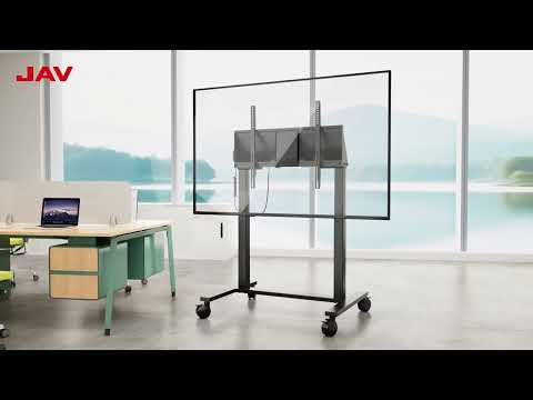 360-degree Free Move! Height Adjustment! Electric Lifting Stand#floorstanding #eletricliftingstand