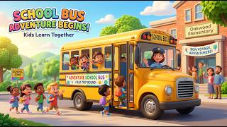 School Bus Adventure Begins! | Kids Learn Together