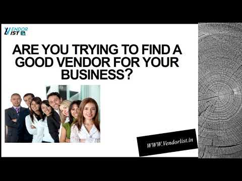 Register free on vendorlist.in india's leading business search engine