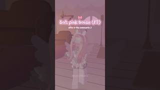 Soft pink adopt me house FT! This build took me 3 days because of my procrastination (-.-) #adoptme