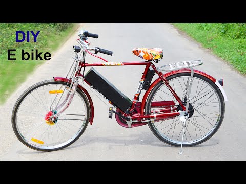 DIY High Speed Electric Bike with E-Bike Conversion Kit at Low Cost