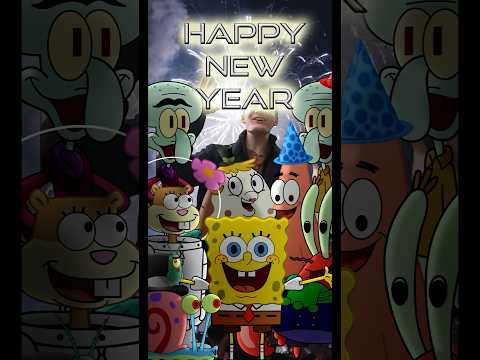 Happy New Year 2024! SpongeBob In Real Life New Year at Times Square!