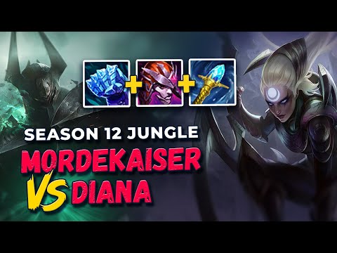 MORDEKAISER VS DIANA S12 JUNGLE | The Hard Road to Diamond as a Gold Player
