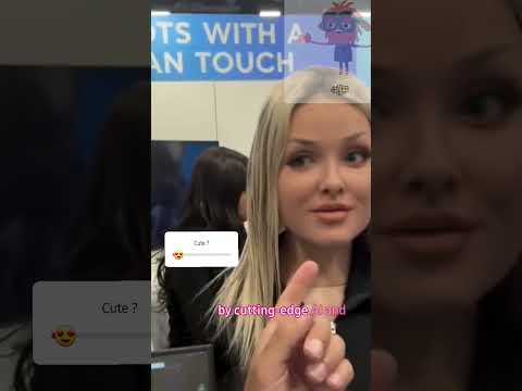 Ai Girlfriend🥰Meet Amanda, a robot so real you’ll do a double take! 🤯 #ai #yshorts #aichatbot #girl