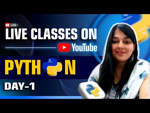 🔥 Live Python Course – Learn Python from Scratch! 🚀 | Beginner to Advanced - Day 1