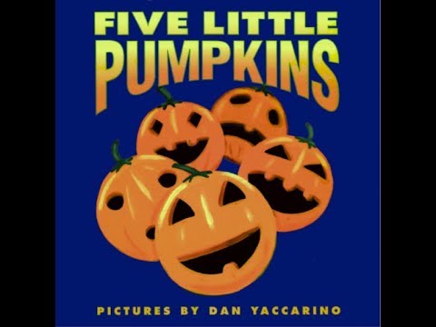 【读一读】Let's read - 五个小南瓜 | Five Little Pumpkins 中文+拼音 (万圣节 | Halloween)