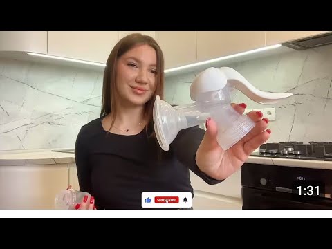 【pigeon搾乳機/Breast Pump Tutorial】子育て初心者必見!！手動搾乳機の使い方を解説⑨みお