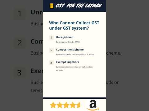 Who cannot collect GST?? #gst