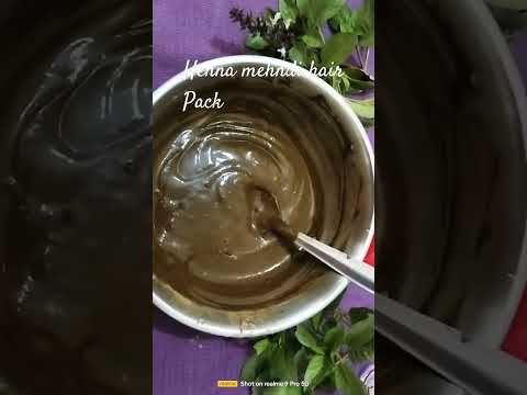 henna mehndi hair pack with coffee + alovera gel #haircare #misspuri
