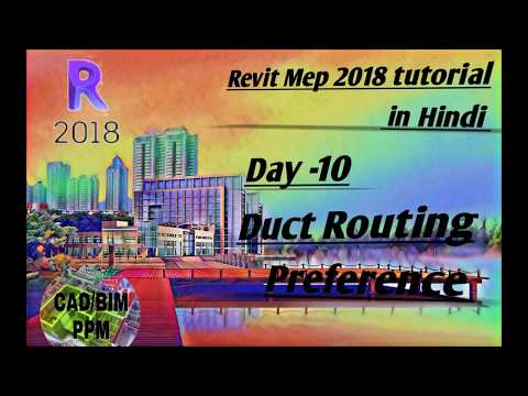 Duct Routing Preferences in Revit mep