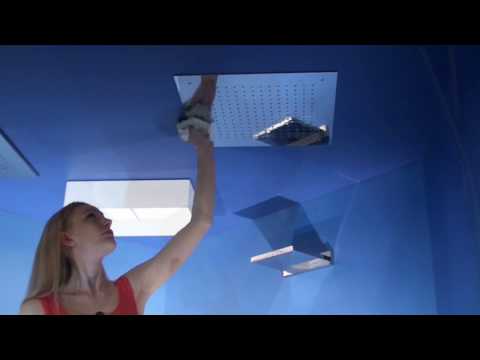 Sanikal: Pure Einbau Kopfbrause reinigen - come pulire il soffione ad incasso