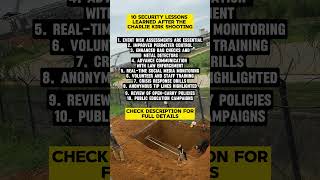 10 Security Lessons Learned After the Charlie Kirk Shooting