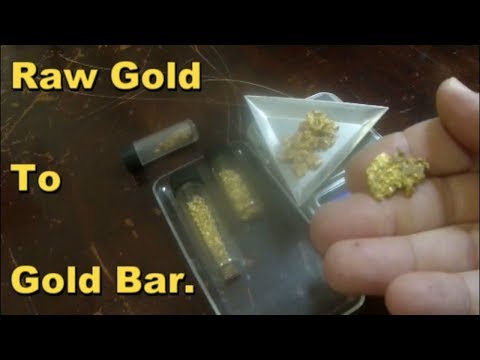 Raw Gold to Gold Bar