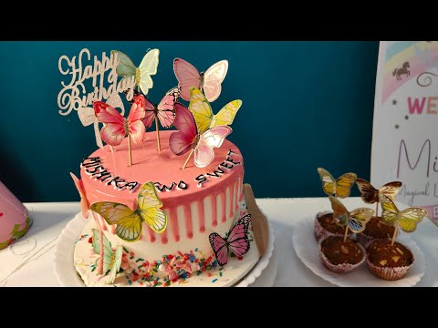 Birthday Decoration Ideas at Home | Butterfly Theme Happy Birthday Balloon Decoration Ideas