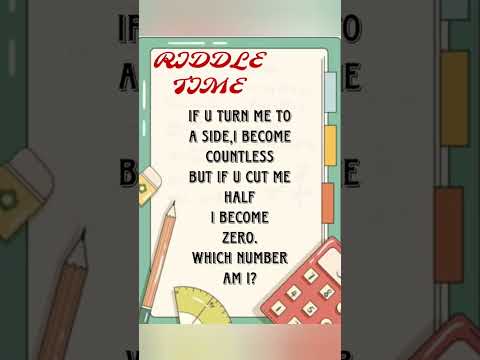 Riddle time ,Just for fun, Maths riddle