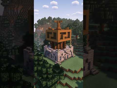 Minecraft Build Ideas - Square House Shorts #shorts #minecraft #minecraftbuild #minecraftshorts