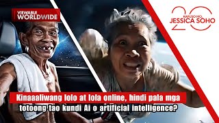 Kinaaaliwang lolo't lola, 'di mga tao kundi AI o Artificial Intelligence?! | Kapuso Mo, Jessica Soho