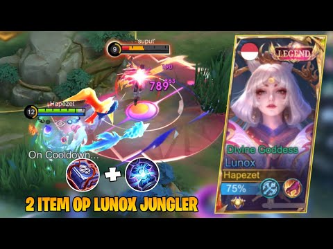 Trying Lunox Jungler + Enchanted Talisman! That Said it Can Spam Ulti?