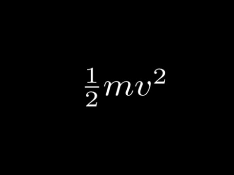 Why is there a half in kinetic energy formula ? Work- energy principle.