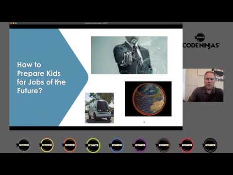 Midwest Parent Educators  Code Ninjas Live Home School Video