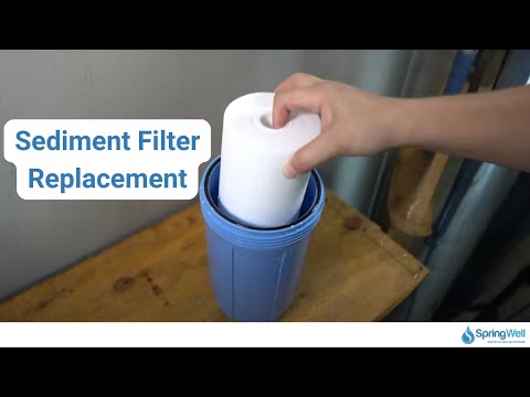 SpringWell Water Sediment Filter Replacement