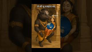 🌍 Bhoo Varaha Swamy with Lakshmi | The Divine Rescuer of Earth | Realistic Darshan Video 🌍 #viral
