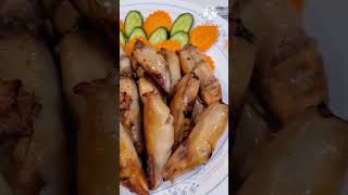 Grilled Squids with Ground Pork Filling #short