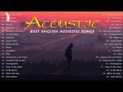 English Acoustic Cover Love Songs 2022 - So Sweet Acoustic Guitar Cover Of Popular Songs