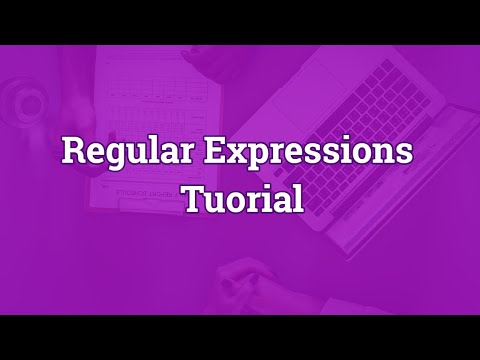 Regular Expressions Tutorial