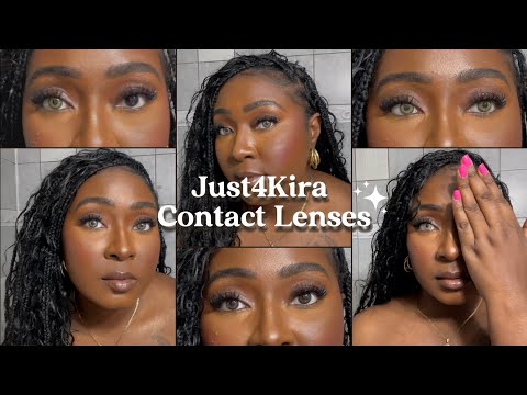 JUST4KIRA | Colored Contacts for Dark Brown Eyes x Dark Skin