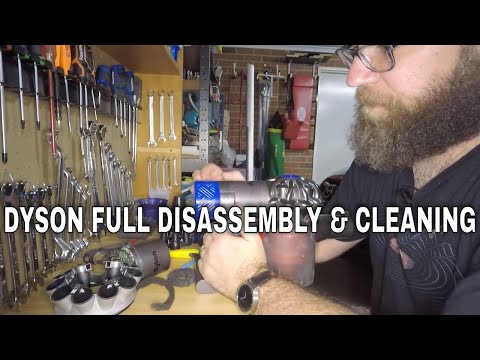 Dyson V6 cleaning and disassembly - How to clean a cordless vacuum