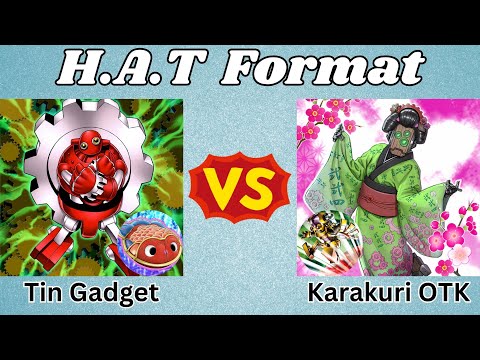 Tin Gadget Vs Karakuri OTK (Psychics)! | HAT Format Replay Review! | (2014 Yu-Gi-Oh! WCQ)