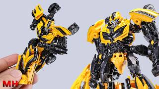 Hasbro Transformers Studio Series SS Bumblebee Age of Extinction transformation.