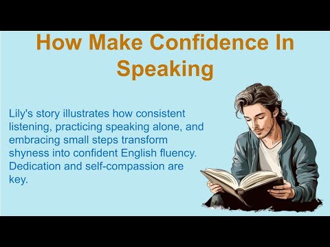 How Make Confidence In Speaking🔥 | Listen English | English Audio Podcast | English Fairy Story