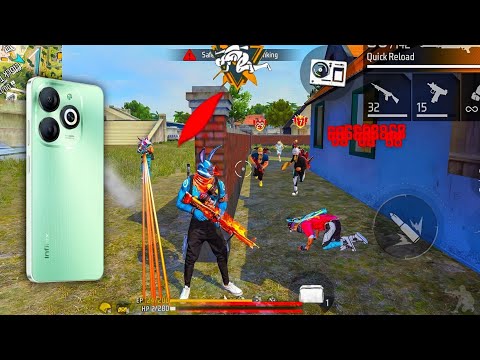 Infinix Smart 8 HD Gaming Test 🥵 | Free Fire Gameplay Infinix Smart 8 HD ⚡| Free Fire Highlights 🔥