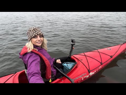 Solo Winter Kayaking in Wisconsin