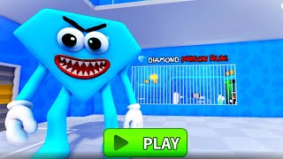 DIAMOND SHAPE PRISON RUN! (Obby) Roblox Gameplay! No Death Challenge