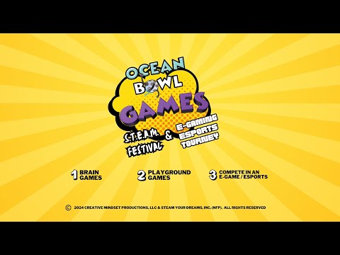 WHAT ARE THE OCEAN BOWL GAMES?  Summer #steameducation Camp has been turned up.