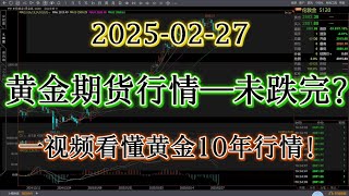 黄金行情分析：黄金行情并未跌完！如何操盘黄金期货，一个视频看懂黄金10年行情！投资者必看！#gold gold #黄金分析 #黄金行情分析#黄金走势#黄金期货#黄金